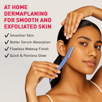 Sirona Reusable Face Razor for Women| Painless Facial Hair Removal