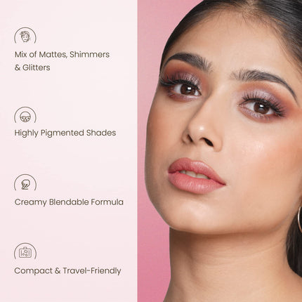 Swiss Beauty Lustre Eyeshadow Palette-5gm