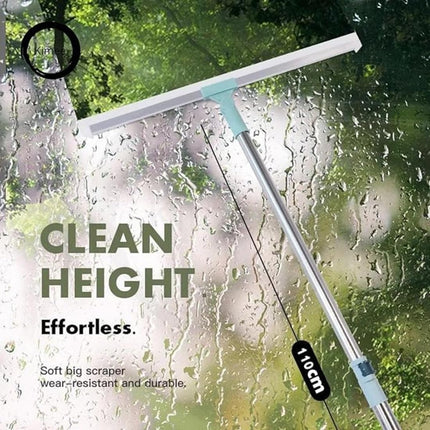 Multifunction Magic Broom,Silicone Floor Squeegee Broom with Long Handle,Scraping Besom for Floor Bathroom Kitchen Shower Tile Pet Hair (Silicon)