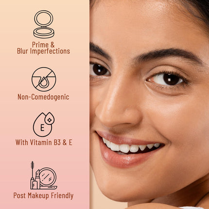 Swiss Beauty Matte & Blur Balm | Prep + Prime With Vitamin E & B3 | UV Light Protection