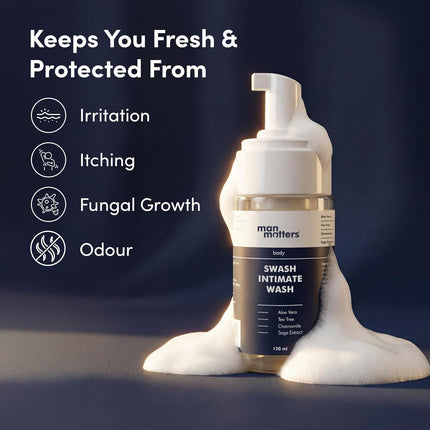 Man Matters Intimate Wash Aloe Vera, Tea Tree -120 ml