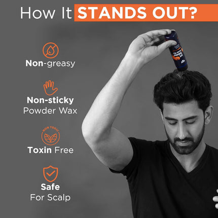 Beardhood Hair Volumizing Powder | 10g | Hair Powder for Men