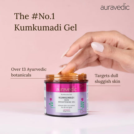 Auravedic Kumkumadi Gel Facial Moisturizer With Kumkumadi Oil For Face-100g