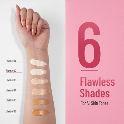 Swiss Beauty Matte Shiny Pearl Water Drop Blemis BB  Foundation-40ml
