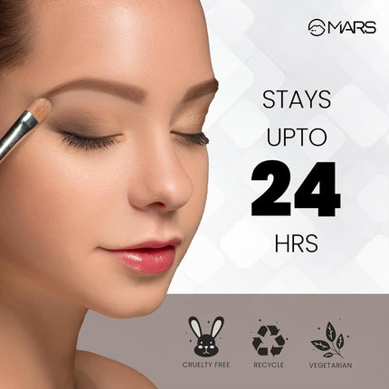 MARS 2-In-1 Hue Gel Matte Eyeliner -6gm Black & Brown