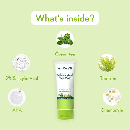 WishCare 2% Salicylic Acid Face Wash-100ml