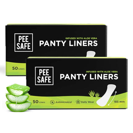 Pee Safe Panty Liners 100 Liners | 185mm Long (Large Size)