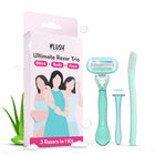 Plush The Ultimate Razor Trio Kit |  Body & Face Razor Woman