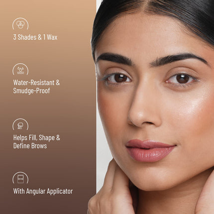 Swiss Beauty Eyebrow Palette with Wax Cream-5g