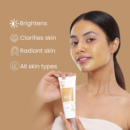 Glamveda Pure Glow Gold Peel Off Mask-100gm