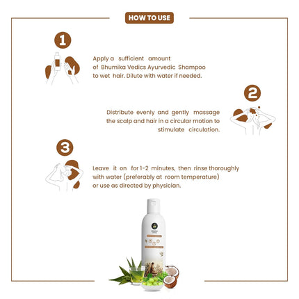 Bhumika Vedics Ayurvedic Shampoo 200ml