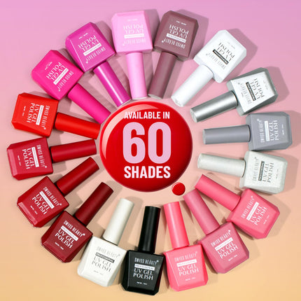 Swiss Beauty Professional Uv Gel Nail Polish, Matte Finish-15ml
