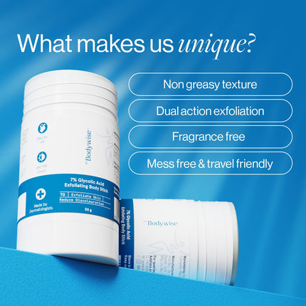 Be Bodywise 7% Glycolic Acid Exfoliating Body Stick 30g