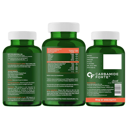 Carbamide Forte Calcium And Vitamin D3- 60 Tablets