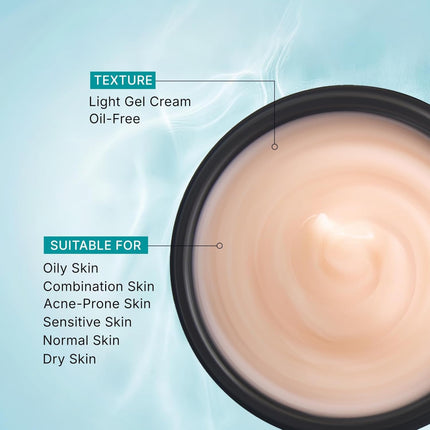 Pilgrim Korean Rice Water Hydra Glow Moisturizer 100Gm with 5 Hyaluronic Acids, 3% Niacinamide, 5 Ceramides-100gm