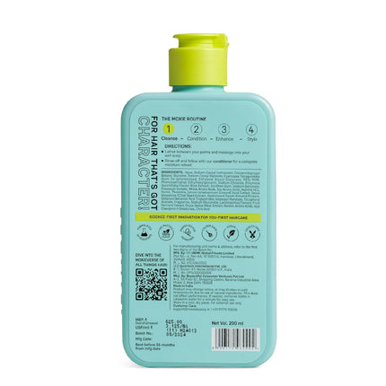 Moxie Beauty Shampoo For Frizzy, Dry, Wavy & Curly-200ml