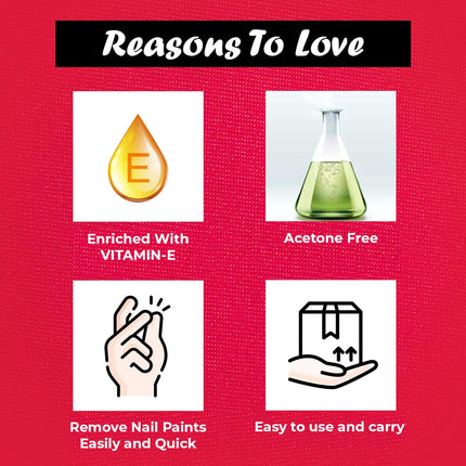 INSIGHT Nail Polish Remover Wipes Strawberry (30 Wipes)