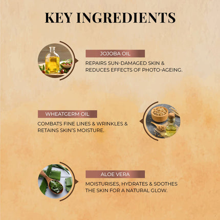 Just Herbs SPF 35+ Nosun Sunscreen Gel with Jojoba & Wheatgerm-50ml