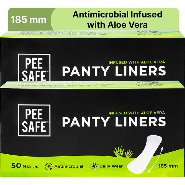 Pee Safe Panty Liners 100 Liners | 185mm Long (Large Size)