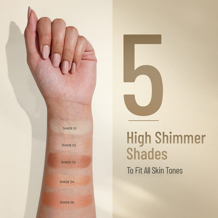 Swiss Beauty Brick Highlighter + Bronzer - 7g