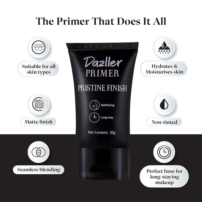 Dazller Primer Pristine Finish for All Skin Type 30g