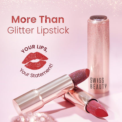 Swiss Beauty More Than Glitter Lipstick -3gm