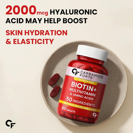 Carbamide Forte Multivitamin Biotin Tablets - 90 Tablets