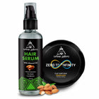 Urbangabru Combo Hair Styling Kit - Clay Hair Wax (100 gm) and Hair Serum Pre-Styler (100 ml)