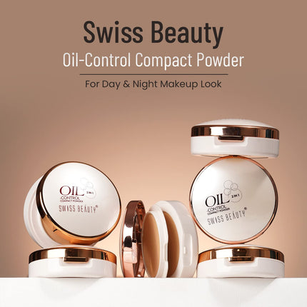 Swiss Beauty Oil Control Compact Powder -20gm