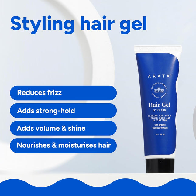 Arata Hair Styling Gel For Men & Women -50ml