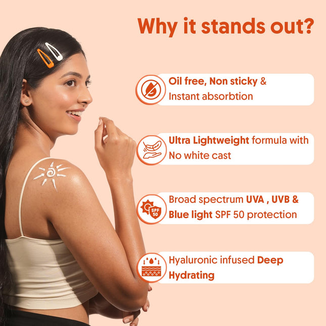 Aravi Organic De-Tan Body Lotion Combo | AHA BHA Body Lotion & SPF 50 PA++++ Sunscreen