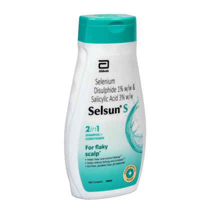 Selsun-S 2-in-1 Anti-Dandruff Shampoo + Conditioner 120ml