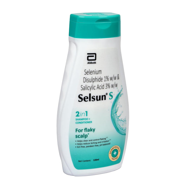 Selsun-S 2-in-1 Anti-Dandruff Shampoo + Conditioner 120ml