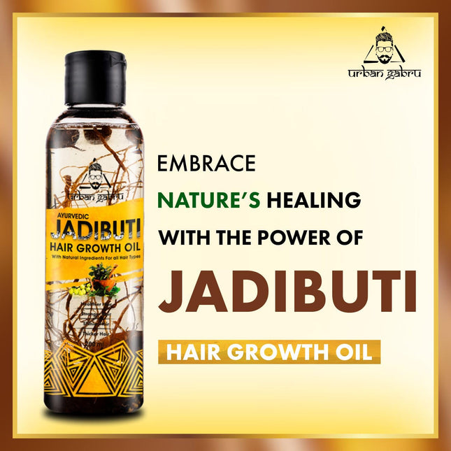 UrbanGabru Ayurvedic Jadibuti Hair Growth Oil - 200ml