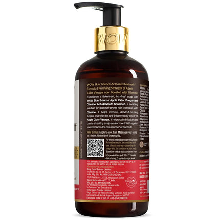 WOW Skin Science Apple Cider Vinegar Shampoo-300ml