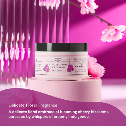 ST. D'VENCÉ Pink Blossom Soft Moisturizing Cream With Cherry Blossom, Shea Butter And Almond Oil-200g