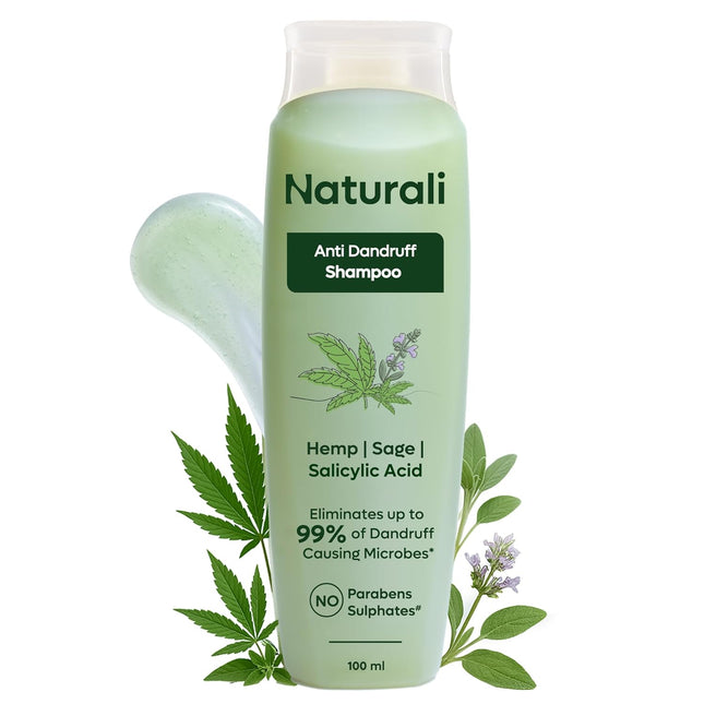 Naturali Anti Dandruff Shampoo with Sage & Salicylic Acid - 100ml
