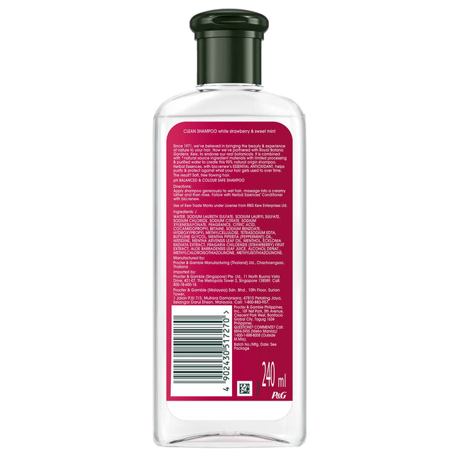 Herbal Essences White Strawberry & Sweet Mint SHAMPOO-240ml