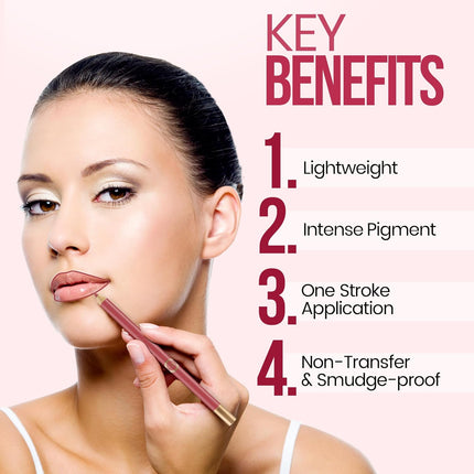 Colors Queen Matte Eyeliner & Lip Liner Enriched with Vitamin A & E
