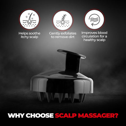 BEARDO Scalp Massager For Hair With Removable Handle