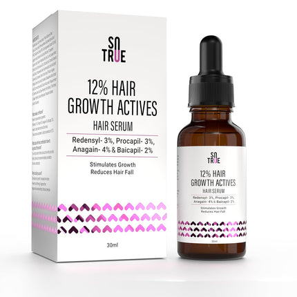 Sotrue Hair Growth Serum With 3% Redensyl For Women & Men, For All Hair Types, 30ml