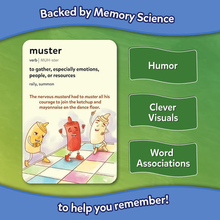 Skillmatics Vocabulary Flash Cards for Kids - Learn 100 Words
