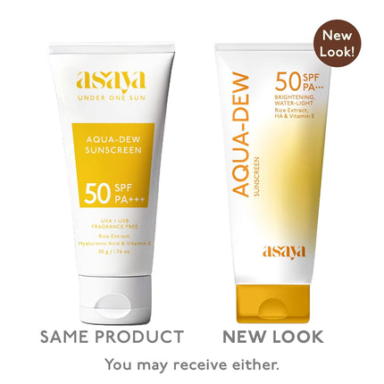Asaya Aqua Dew Sunscreen SPF 50 PA+++ | 50ml