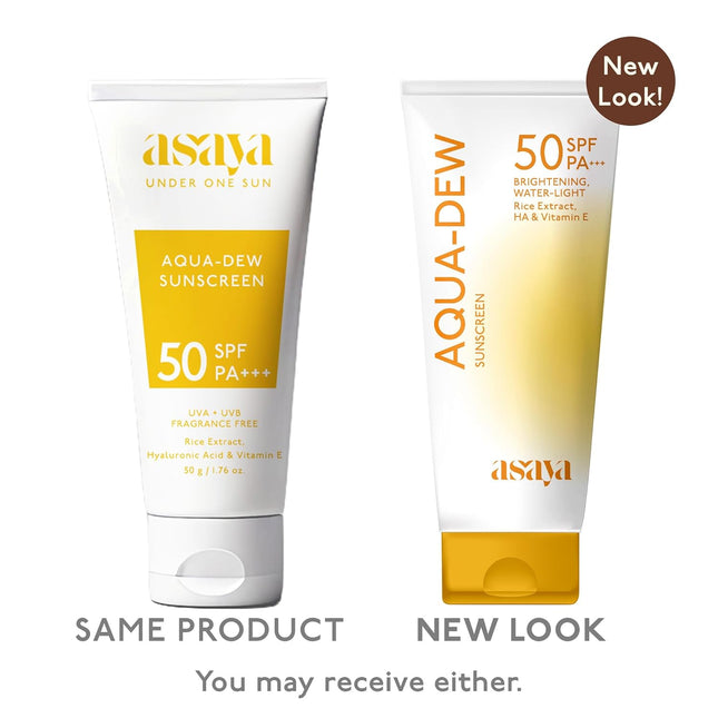 Asaya Aqua Dew Sunscreen SPF 50 PA+++ | 50ml