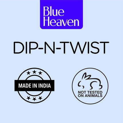 Blue Heaven Dip-N-Twist Nail Polish Remover, Infused with Vitamin E and Almond Oil,-40ml