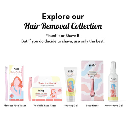 Plush 3-in-1 Professional Eyebrow Grooming Kit Eyebrow Razor + Eyebrow Scissor Comb + Tweezer