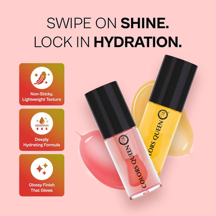 Colors Queen Lip Therapy Glossy Lip Gloss -4.8ml