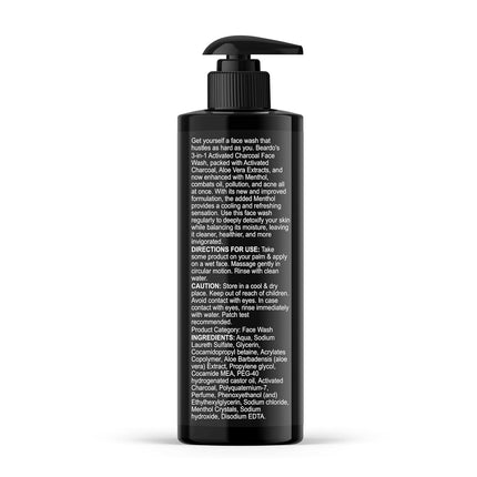 Beardo 3-in-1 Activated Charcoal Face Wash 200ml