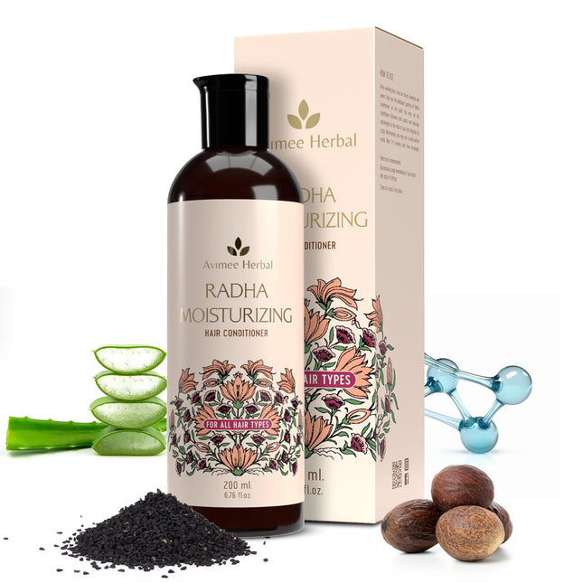 AVIMEE HERBAL Radha Moisturizing Hair Conditioner With Hyaluronic Acid-200ml