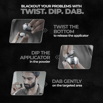 Beardo Blackout Hair Powder 4g - Black